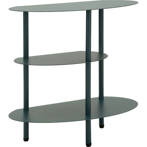 Table de Chevet 3 Niveaux "Saturn" 49cm Bleu