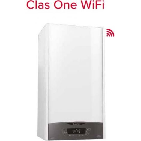 Caldaia Ariston a condensazione CLAS ONE Wi-Fi 30 kW Kit Fumi Omaggio Metano WiFi integrato low NOx ErP Kit Fumi Coassiale,Metano