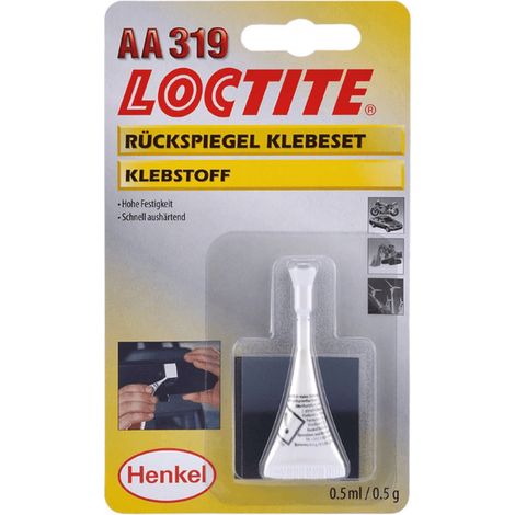 Loctite AA 319 0,5 g, colle de construction, colle pour verre et métal, colle acrylique pour électronique, résistance à la température, haute intensité