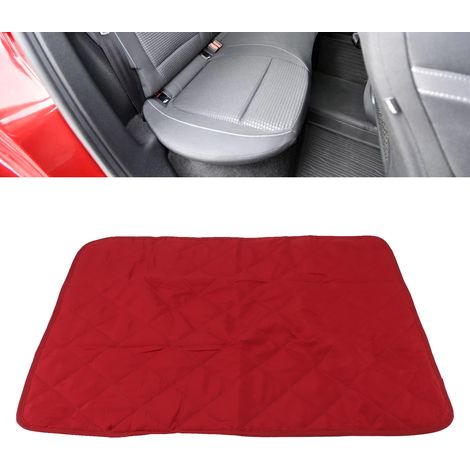 Coussin de siège antidérapant et absorbant, housse de table et de chaise, coussin de siège pour canapé et fauteuil roulant, housse de protection, tapis pour animaux, bordeaux, 56 x 73 cm (1/5)