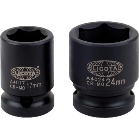 Douille à Choc 1/2 pouce 24mm Cr-Mo 6 pans