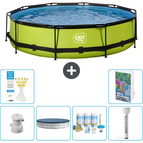 Exit Pool Rund - 360x76 cm - 7-teilig S226