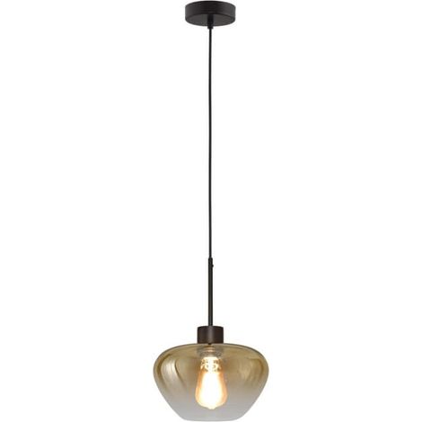 Suspension Genua noir avec verre doré Ø 24cm - 2970-05-05-24 (1/3)