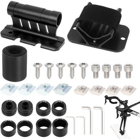 Support de Fixation de Fourche de Vélo, Support de Fourche de Vélo, Porte-vélo pour Voiture Compatible, avec Montage Rapide et axe Traversant pour Voyages et Transport extérieur (1/5)