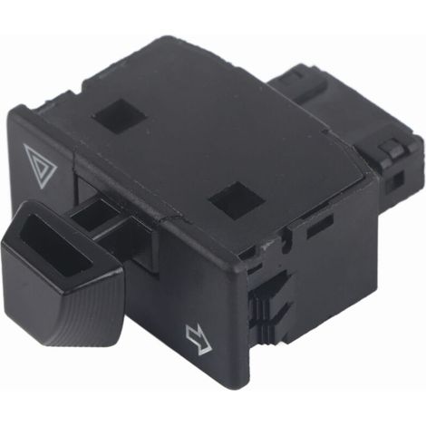 Tbest Interrupteur de Guidon de Moto Universel ABS Noir 34 Mm, Bouton de Klaxon de Clignotant, Installation Facile, Contrôleur de Lumière de Vélo Durable pour Cruiser Dirt. (1/5)
