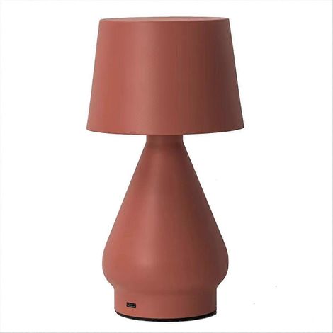 Lampe de table rechargeable décorative en fer, lampe de bureau LED pour la maison, la chambre, le restaurant ou le bar. (1/5)