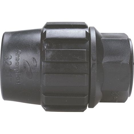 Enlace Recto Rosca Hembra Fitting Polietileno Crearplast  Medidas  Accesorios Fontanería: 63-2"