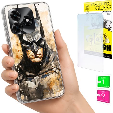 Schutzhülle für Honor X5C Plus / X5C 4G: Fotohülle mit Rückseite und 9H-Glas (1/5)
