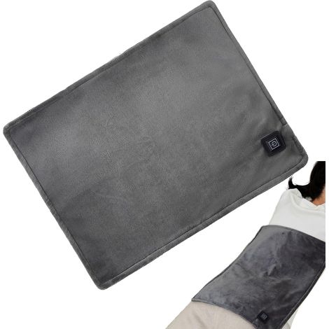 Plaid Chauffant Tapis Chauffant Chauffe-Corps 3 Réglages Épaules Dos Taille  Couvertures chauffantes électriques pour lit pour Maison, Bureau, Canapé, Lit, Épaule, Dos, Taille, Hiver, Automne (1/5)