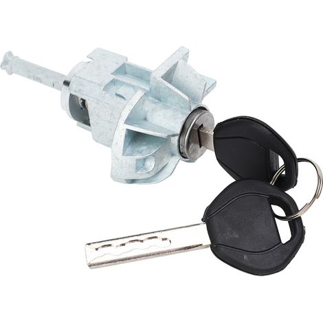 Serrure de porte avant gauche complète avec clés, cylindre en alliage de zinc pour BMW E46 325i 330i 330xi 2001-2006 (1/5)