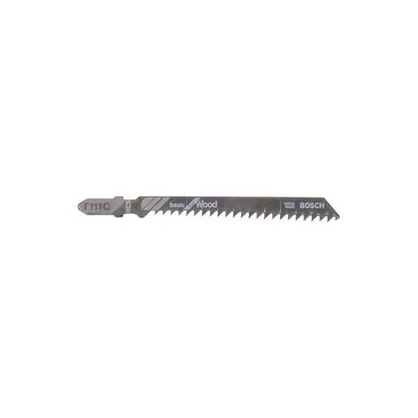 LAMA PER SEGHETTO ALTERNATIVO PER LEGNO (T111C)- - lama mm.75, blister da pz.5 - 1 blister BOSCH