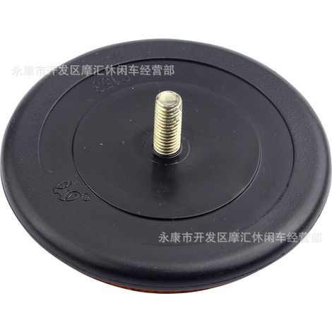 Motorcycle, electric beach buggy, off-road vehicle, bicycle, high reflector, circular reflector, rear mudguard, brake warning device (1/4)