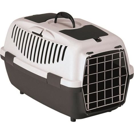 Transportbox - STEFANPLAST - Gulliver - 61x40x38cm - Grau - Für Hunde (1/2)