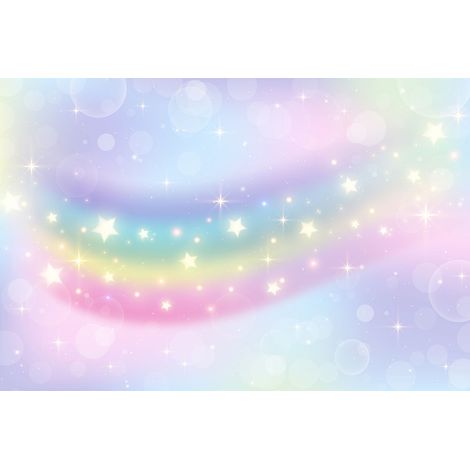 Papier peint panoramique Enfants - Arc-en-Ciel - 130 cm x 87 cm (1/2)