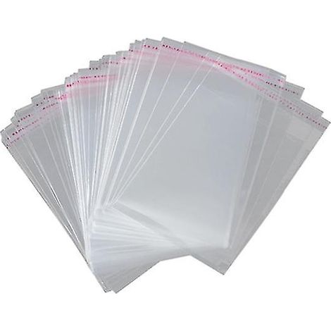 100 sachets A3 (45 x 32 cm) transparents, refermables et adhésifs