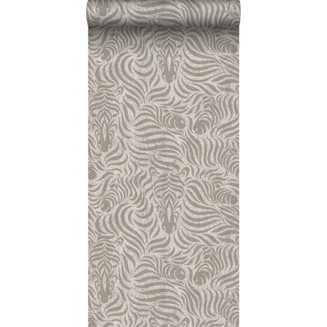 papier peint zèbres gris - Sanders & Sanders (1/5)