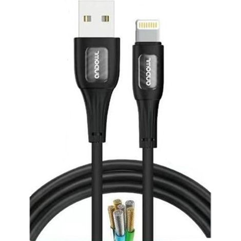 Andowl - Cavo Ricarica Trasferimento Dati Da Usb A Connettore Lightning 3a Da 1 Metro Q-sj88 - (1/2)