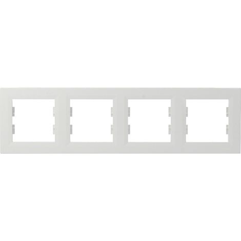 Schneider Electric Rahmen Asfora Weiß (RAL 9003) EPH5800421D 1 St. (1/5)