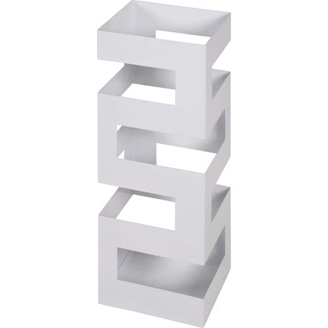 HAKU Möbel Portaombrelli bianco, metallo - Dim. L 16 cm x A 48 cm x P 16 cm, Stile Moderno (1/3)