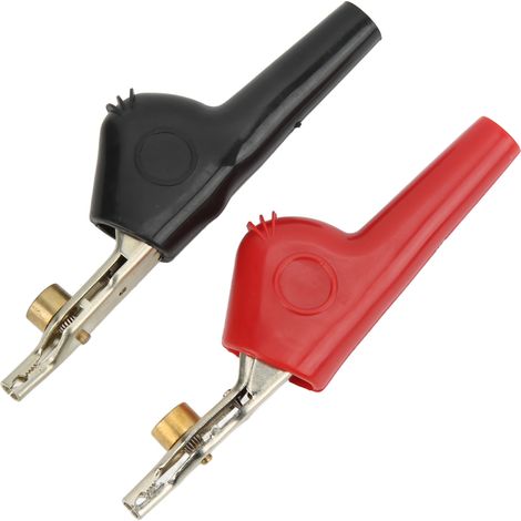 1 Lot de Pinces de Test Électriques Non Détériorantes avec Aiguille en PVC Cupronickel, Ouverture 25mm (1/5)