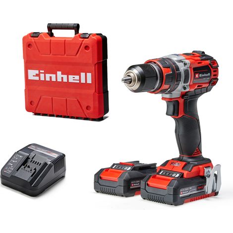 Einhell Professional Akku-Schlagbohrschrauber TP-CD 18/50 Li-i BL Kit Power X-Change (18 V, Brushless, 50 Nm, Schlagbohrfunktion, inkl. 2x 2,0 Ah Akkus + Ladegerät) (1/10)