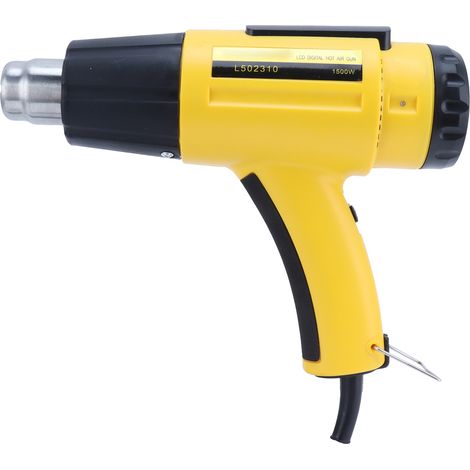 Pistolet à air chaud portatif avec affichage numérique, température réglable 1100W-1500W L502310 (prise UE 220V) (1/5)
