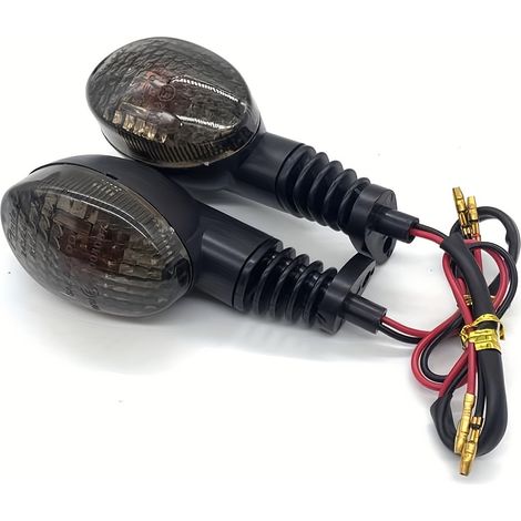 1 paire d'ampoules pour clignotants de moto, pour les modèles KLX 250 (2008-2012) et KLX 250SF (2009-2011), couleur fumée (1/5)