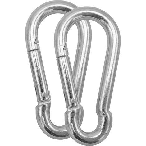 Chair extension chain, for chairs and hammocks, with two carabiners of the same length. (1/5)