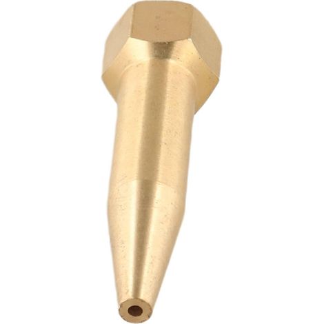 Buse haute pression en cuivre pour pulvérisateurs, embout d'atomisation fileté M14 longue portée, pulvérisation directe l'irrigation du jardin et le nettoyage industriel, doré (1,5 - 2mm (1/4)