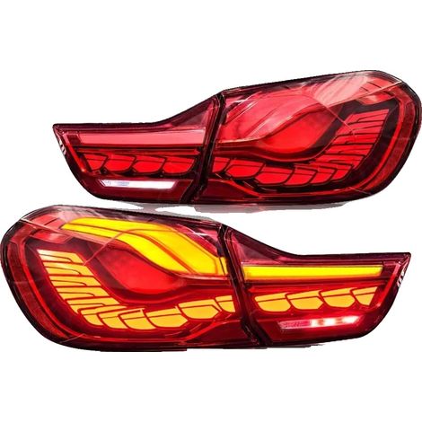 Set di luci posteriori, tecnologia OLED, facile installazione, coppia di luci rosse (1/2)