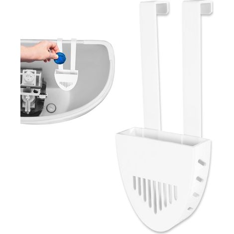 Ensembles Support Tablette Réservoir Toilette, Crochet Porte-Cuvelle Suspendu Support Suspension Tablette Évite Dissolution et Pollution Cuve D'eau Lors Nettoyage (1/5)