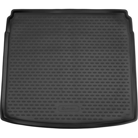 TAPPETINO VASCA BAULE COMPATIBILE CON for Volkswagen Tiguan Allspace II , 5-seater Lower Unfolded floor 2016–  TAPPETINO IN GOMMA TPE  BORDO ALTO 3D ANTISCIVOLO IMPERMEABILE