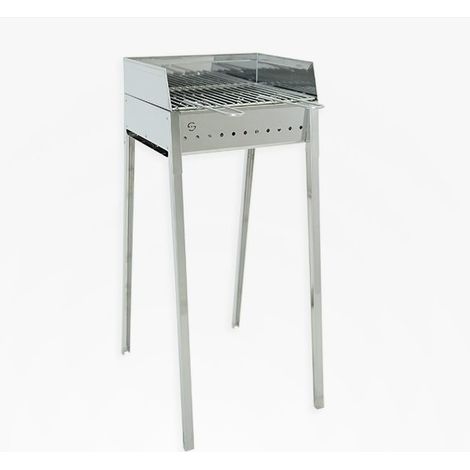 Barbecue in acciaio con finitura a specchio - Stromboli 40-60 L 39 x P 28 x H 79,5 (1/5)
