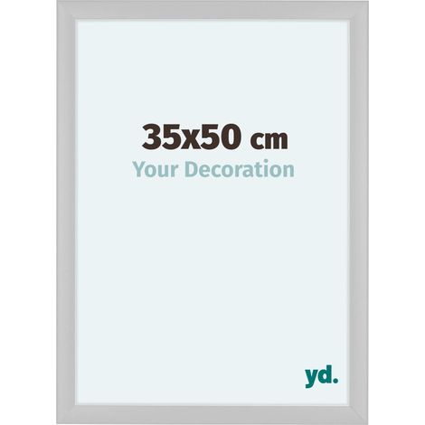 yd. - Cadre photo 35x50 - Blanc Brillant - MDF - Como (1/5)