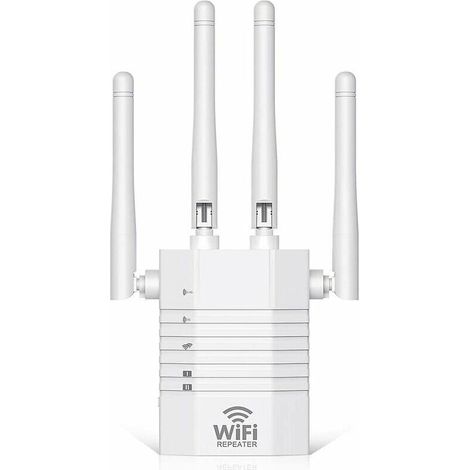 royaluxe -Amplificat WiFi Répét WiFi 1200Mbps Amplificat WiFi Puissant 5GHz/2.4GHz Repet WiFi avec 2 Port Ethernet , Couvre jusqu'à 180㎡ , Compatible avec Toutes Les Rout (1/5)
