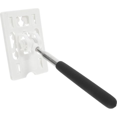 Tige D’outil de Stationnement Télescopique en Acier Inoxydable Abs Blanche Mécanisme à Levier, Structure Réglable, Usage pour Paiement de Parking Quotidien (1/5)