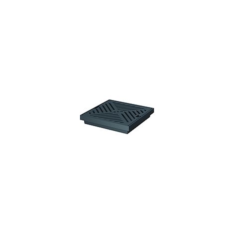 ACO Cadre de rehausse avec grille 300x300/L15/M125/Fonte revêtue Arritierung, 7000.51.00
