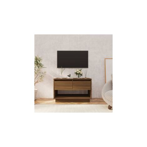 Meuble TV Chêne marron 70x41x44 Bois d'ingénierie (1/5)