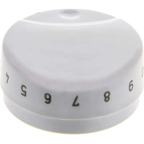 Mando Selector para Vitrocerámica Teka HT510ME  12 Posiciones (0-12), Código Original 61004037, Blanco