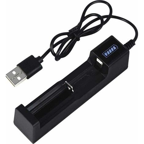 2 pièces chargeur de batterie universel chargeur de batterie intelligent mini chargeur de batterie rechargeable multifonction (1/4)