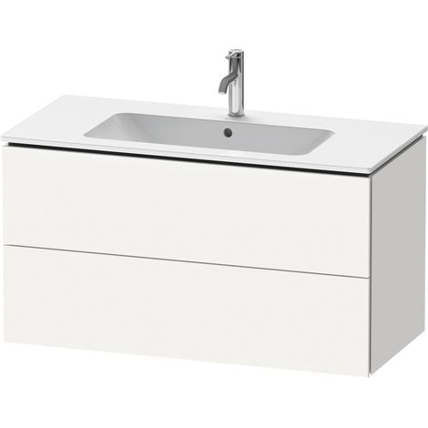 Duravit L-Cube bâti-support lavabo suspendu, 2 tiroirs,