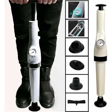 STURALAVANDINO AD ARIA COMPRESSA PISTONE ALTA PRESSIONE SCARICO LAVANDINO WC (1/5)