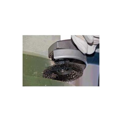 PFERD TOOLS Kegelbürste ungezopft KBU Ø 125x10mm M14 Stahl-Draht-Ø 0,35 mm Winkelschleifer 5 Stk (1/5)