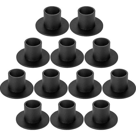 12 Pcs Noir Bougeoirs Ensembles Vintage Chandelier Table Centres De Table Dcor De Ferme Pour La Maison  Manger De Mariage Fte Anniversaire Cadeaux