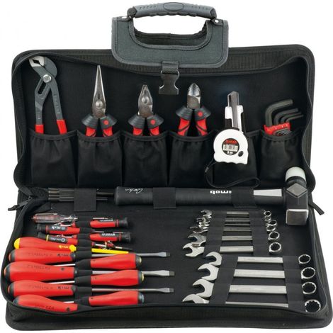 Coffret Box Textile Garni Maintenance – Sac Textile 32 Emplacements avec 46 Outils