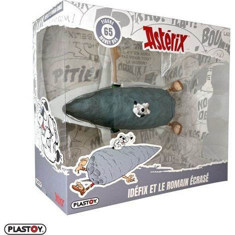 Hucha con forma de figura Plastoy Id茅fix aplastando a un romano 8 cm (1/3)