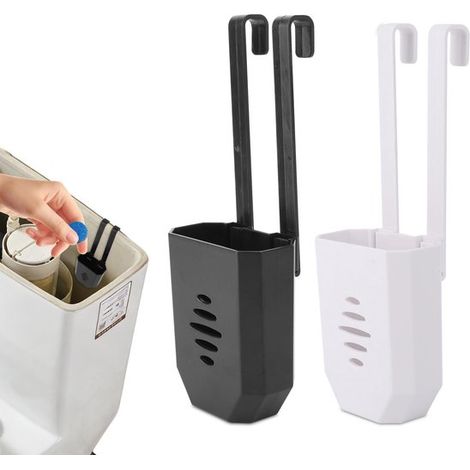 Porta pastiglie per la pulizia della cassetta del WC - Set da 2 pezzi - Materiale ABS resistente (1/5)