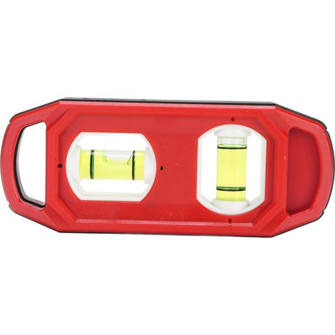 Niveau à bulle magnétique 11 cm précision 1 mm horizontal vertical outil de nivellement pour bricolage décoration maison menuiserie (1/5)
