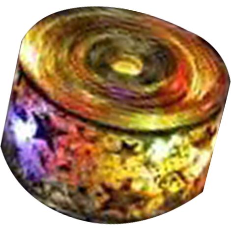 Weihnachts-LED-Lichterkette 5 cm x 5 m, hochhell, doppellagig, goldfarben (1/5)