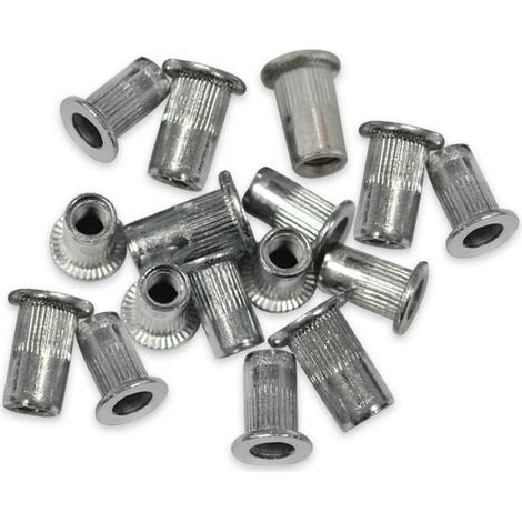 Insert filettati da 5 mm con testa piatta
